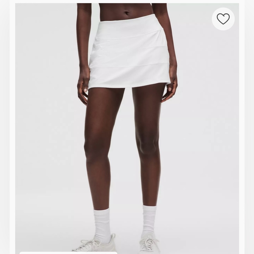 Lululemon Athletica White Skirt with Zipper